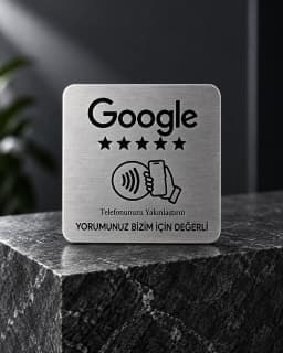Google Yorum Plakası