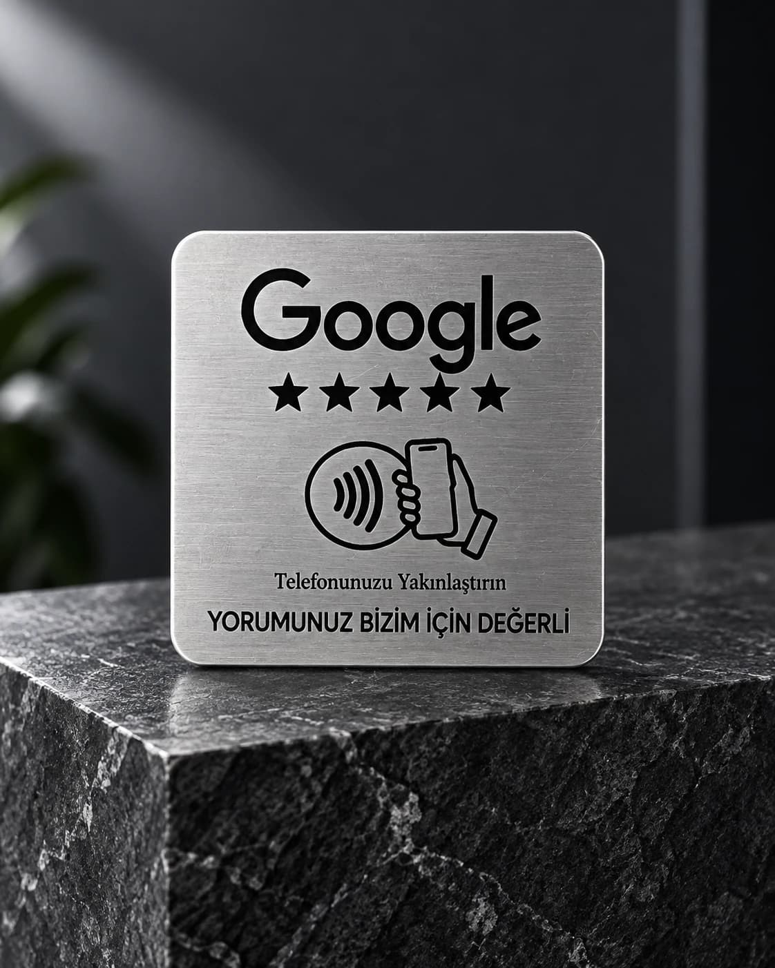 Google Yorum Plakası