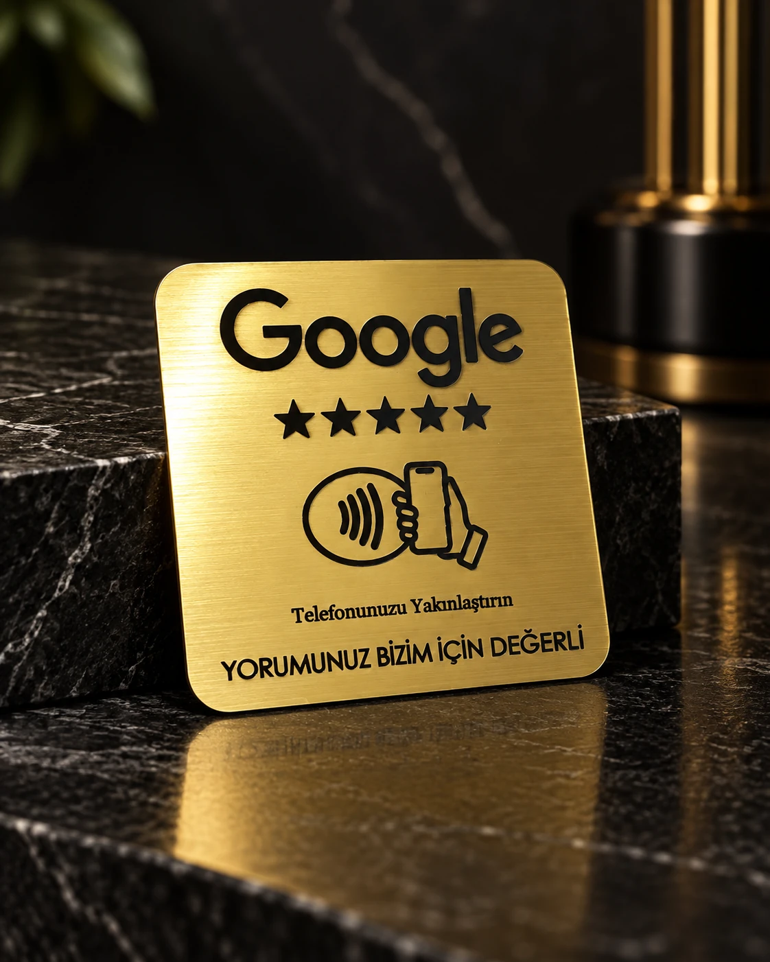 Google Yorum Plakası alternate